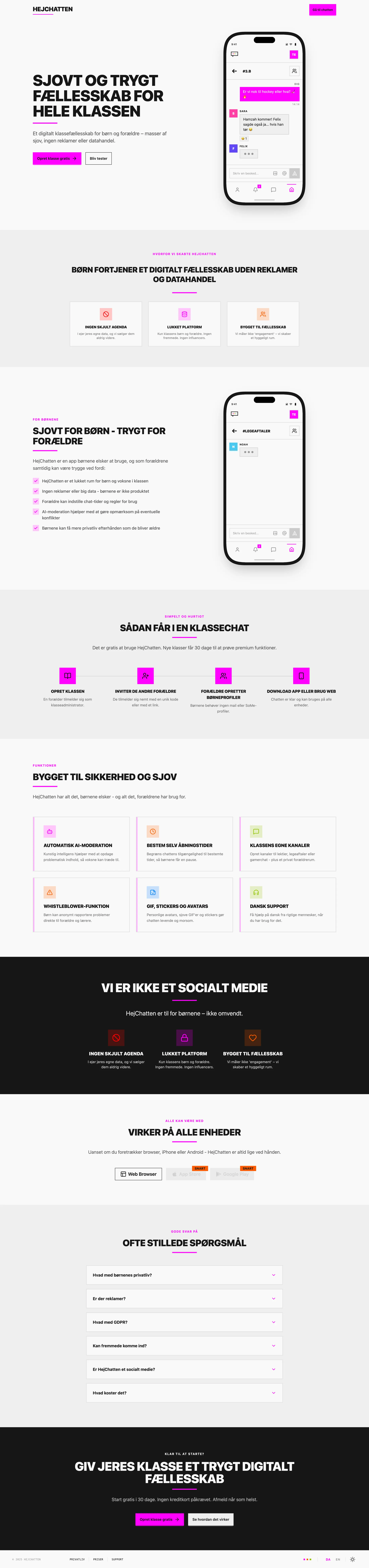 HejChatten desktop preview